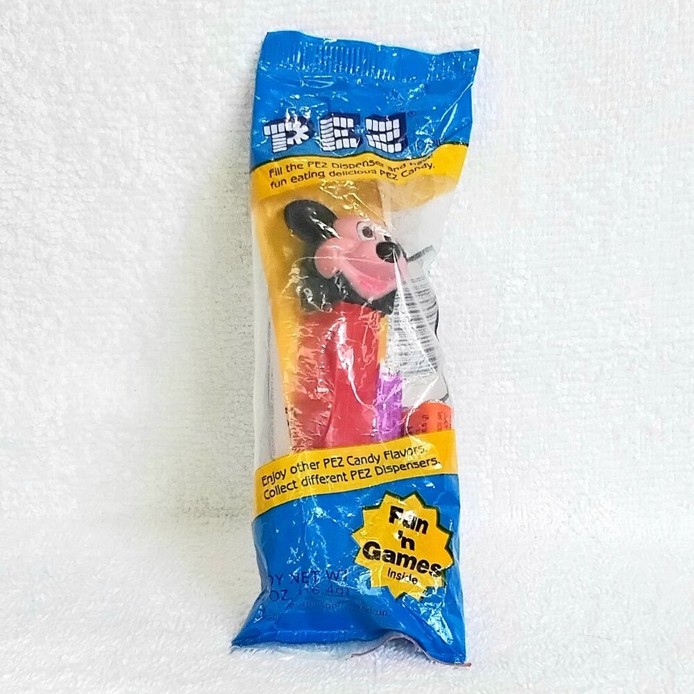3/$30 Sealed Disney's Mickey Mouse on Red PEZ Dispenser!!